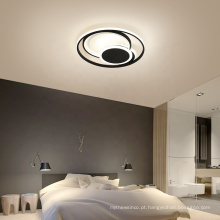 Lâmpadas de teto LED de design redondo Modernas luminárias de teto de LED para sala de estar